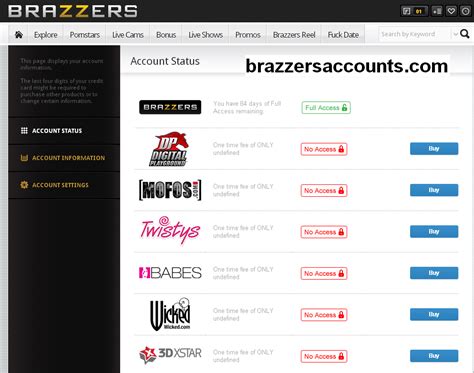 free brazzers accounts|Free Porn Passwords